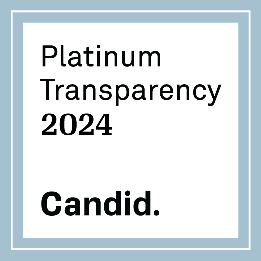 Platinum seal of transparency from Candid